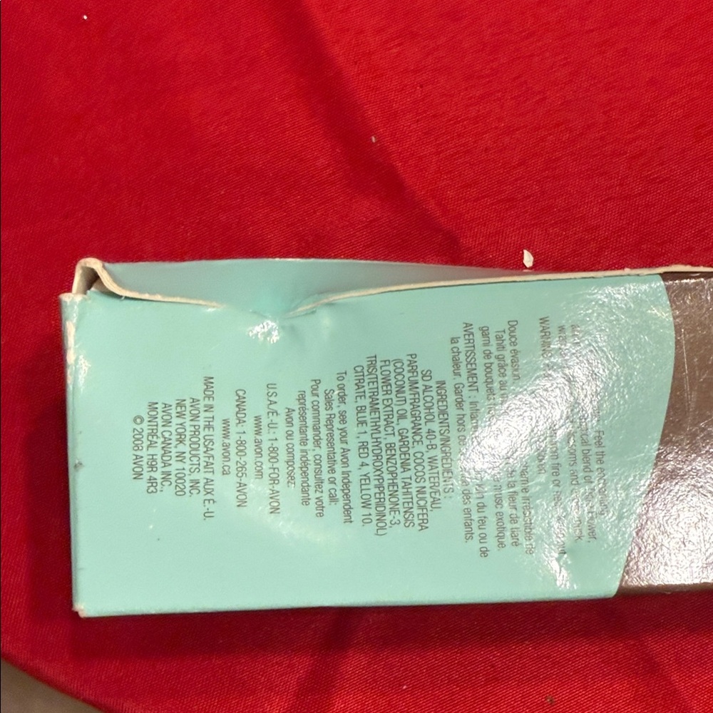 Avon Tahitian Holiday Perfume Spray Eau de Toilette With Box Vintage Rare - Picture 12 of 16